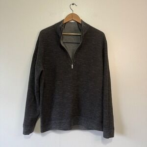 Tommy Bahama Mens Flipshore 1/4 Zip  Reversible‎ Sweater Size Large